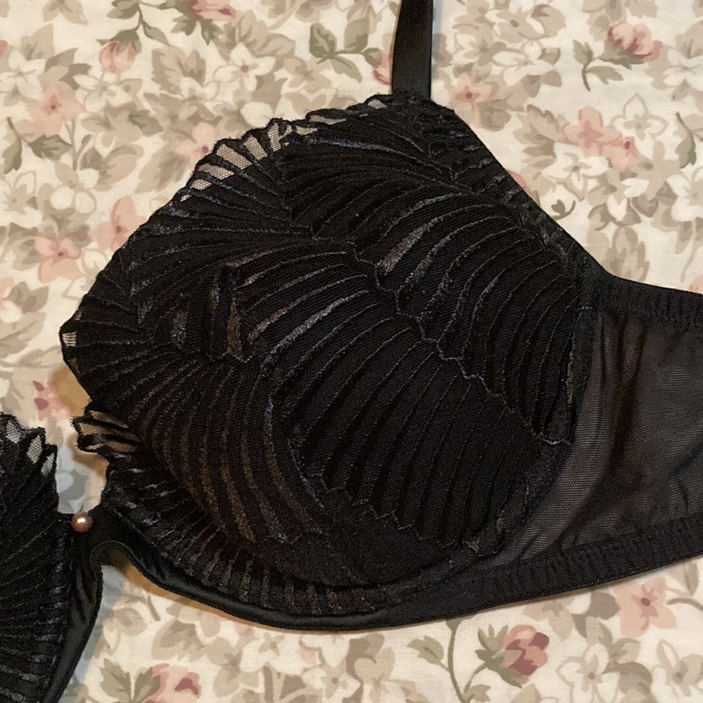 La Perla Black Bra Size 2 / 34D - Picture 5 of 10